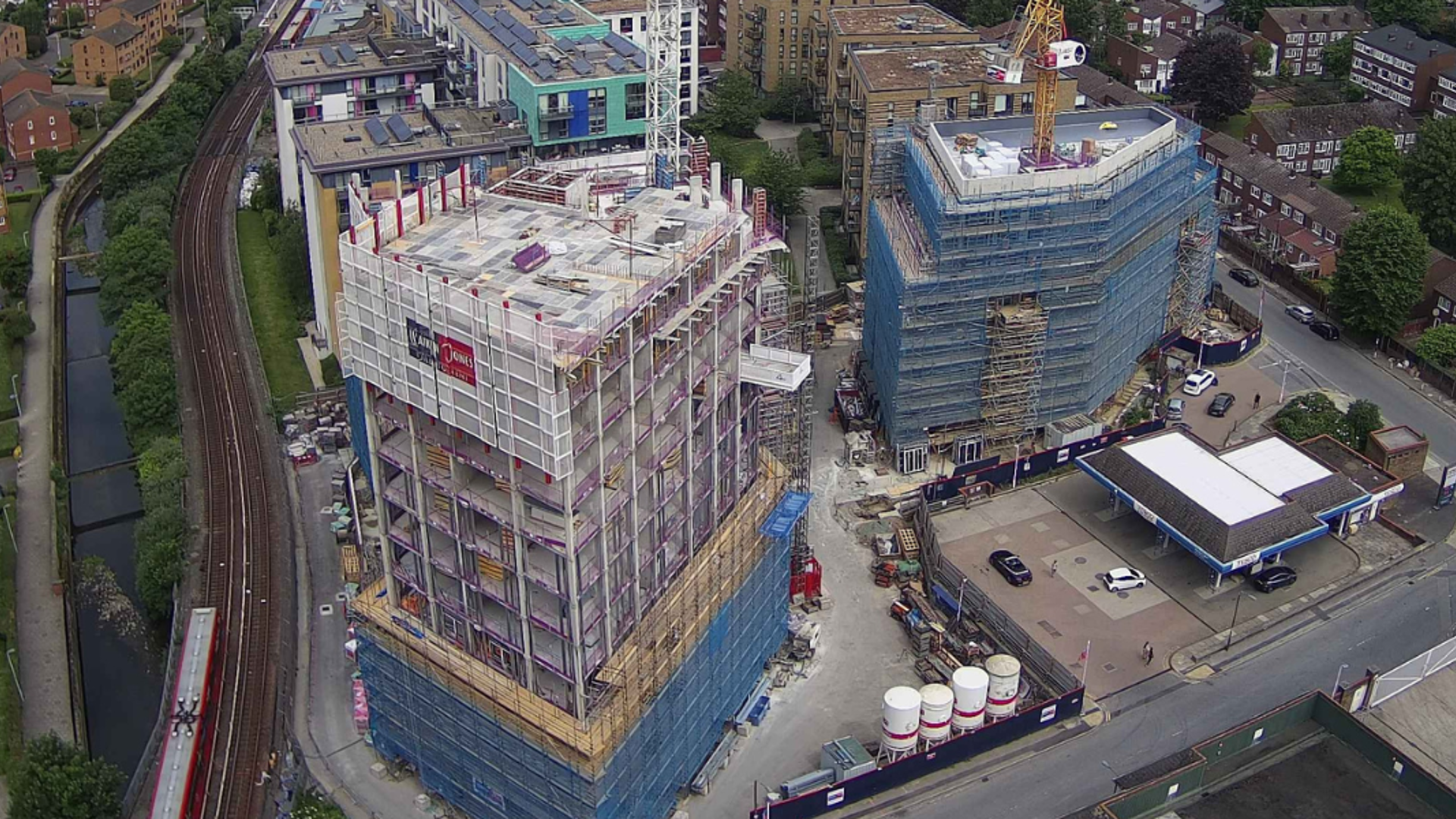 A picture of new development under construction